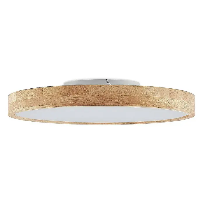 Lindby Deckenleuchte Lanira - Holz hell