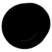 Tirador forma concha (Ø x Al: 54 x 10 mm, Plástico, Marrón oscuro)
