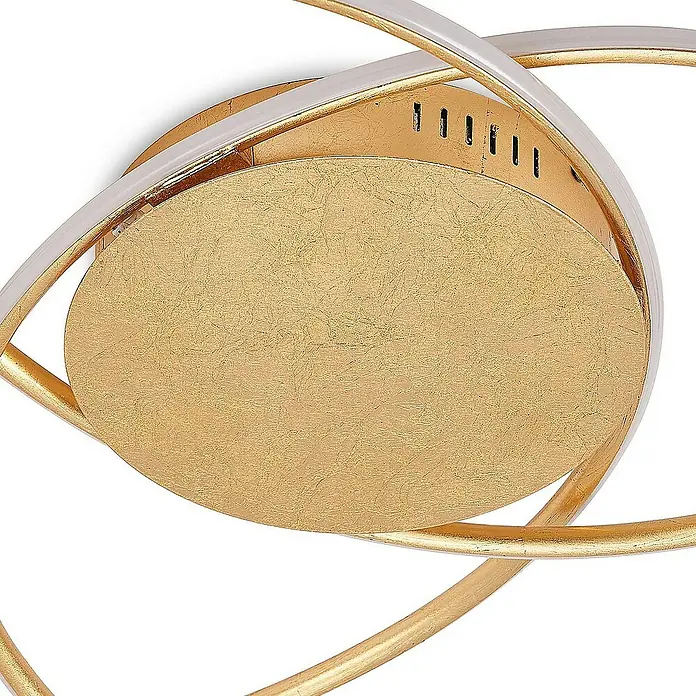 Lindby Deckenleuchte Yareli - messing / gold