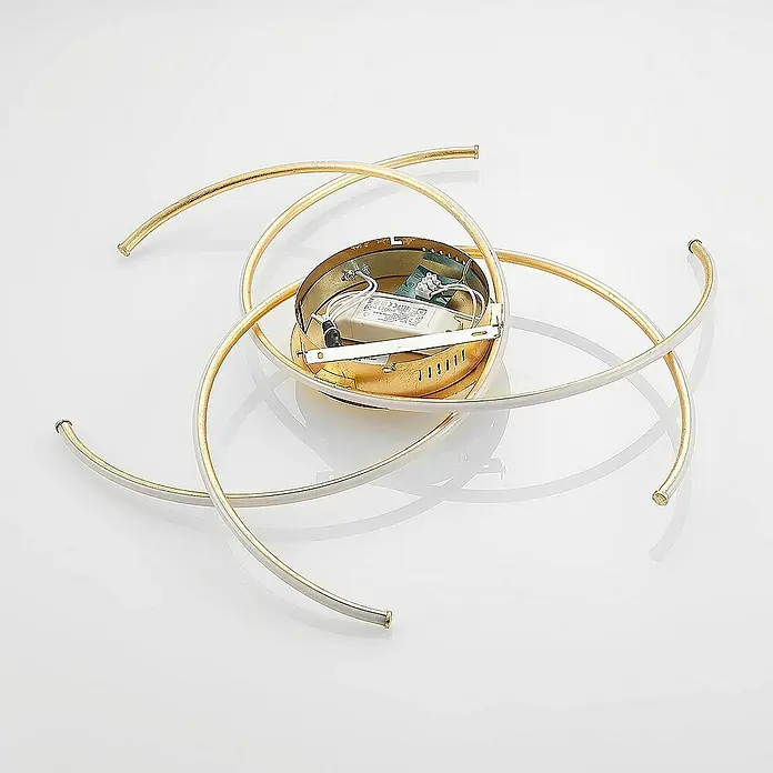 Lindby Deckenleuchte Yareli - messing / gold