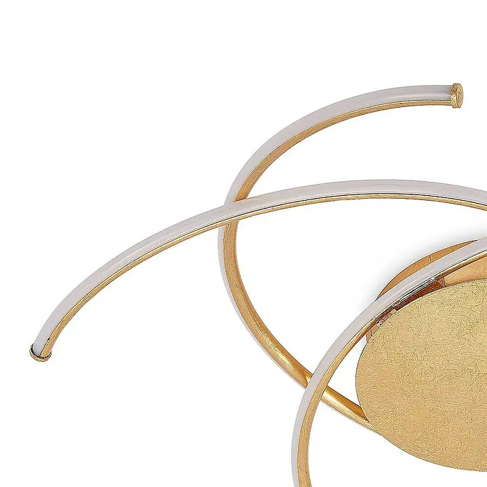Lindby Deckenleuchte Yareli - messing / gold