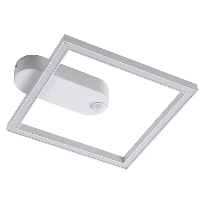 Lindby Deckenleuchte Yulla - L x B x H: 34 x 30 x 6 cm, weiß / opal