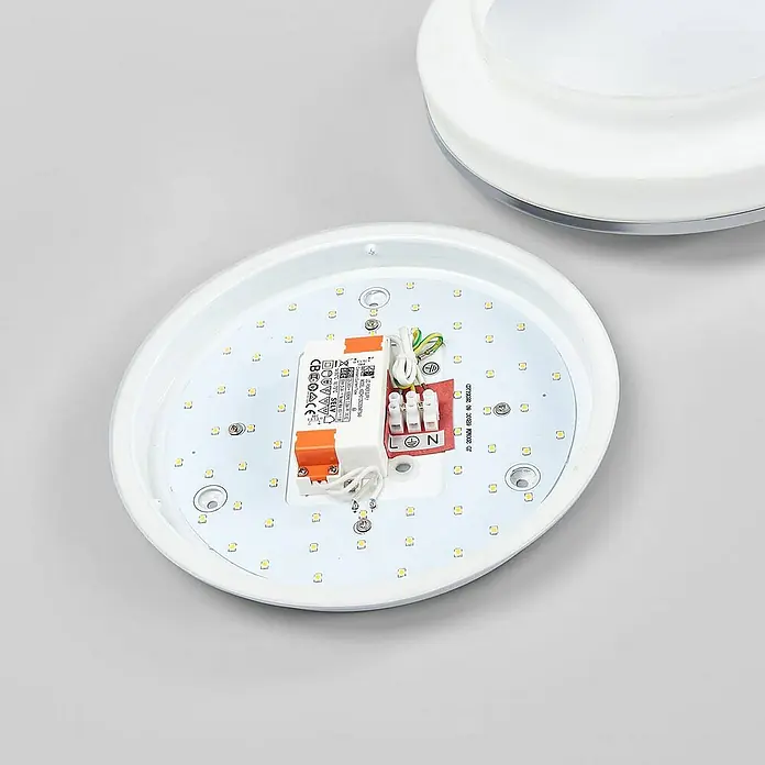 Lindby Deckenleuchte Lyss - weiß / opal