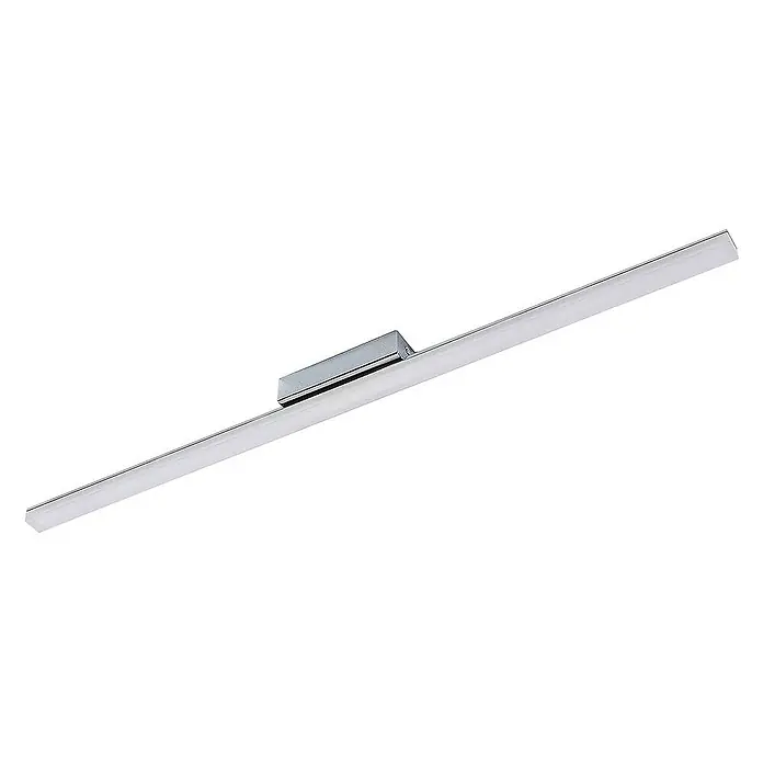 Lindby Deckenleuchte Levke - chrom / silber, weiß / opal