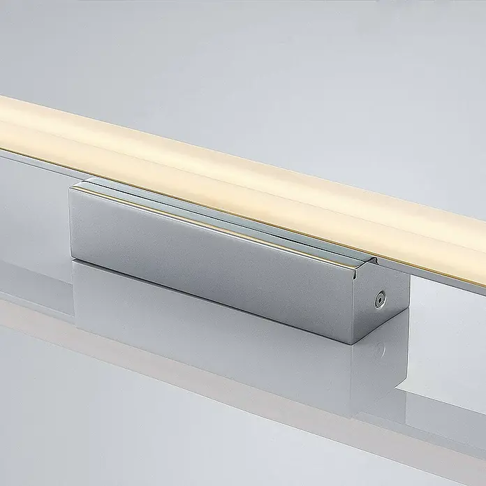 Lindby Deckenleuchte Levke - chrom / silber, weiß / opal