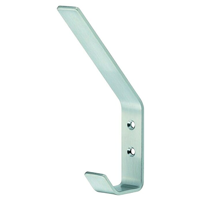 Gancho para colgar (L x An x Al: 140 x 20 x 72 mm, Equipamiento: 1 gancho, Distancia entre orificios: 20 mm, Cepillado mate)