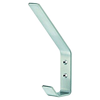 Gancho para colgar (L x An x Al: 140 x 20 x 72 mm, Equipamiento: 1 gancho, Distancia entre orificios: 20 mm, Cepillado mate)