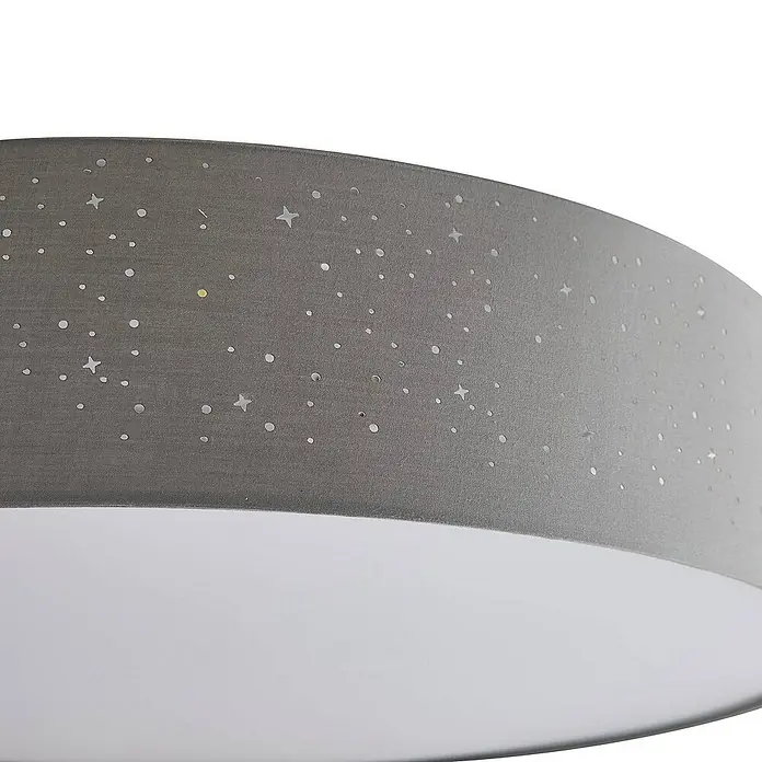 Lindby Deckenleuchte Ellamina - alu / grau / zink