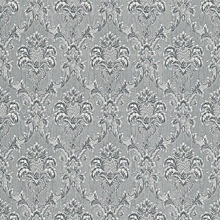 Rasch Papiertapete (Silber/Grau, Ornament, 10,05 x 0,53 m)