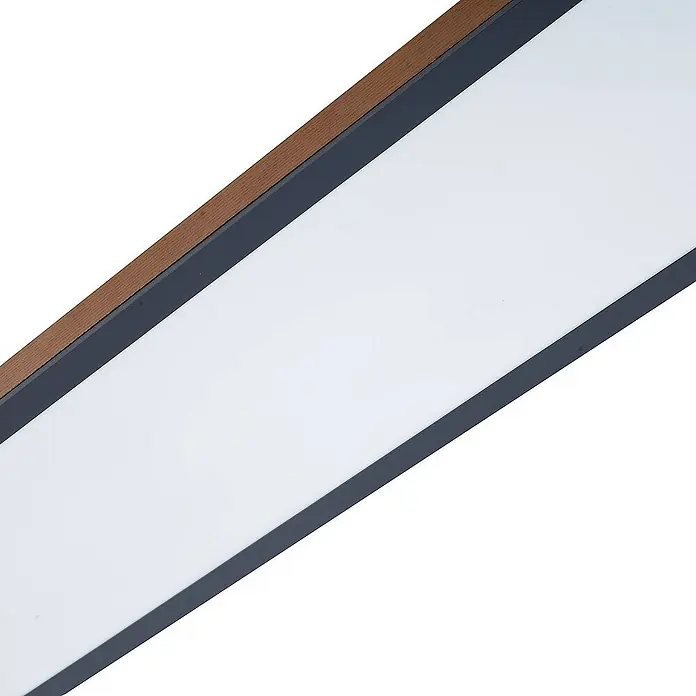Lindby Deckenleuchte Laviona - L x B x H: 80 x 20 x 7,8 cm, Holz hell