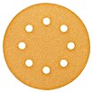 Craftomat Schleifblätter BFWP (Durchmesser: 115 mm, Körnung: 80, Gelocht)