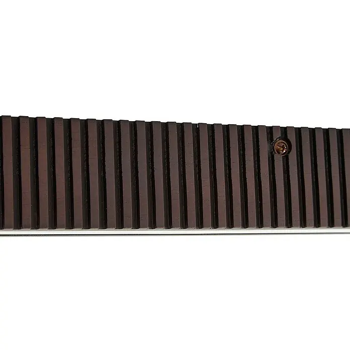 Lucande Deckenleuchte Emara - L x B x H: 100 x 6 x 5 cm, Holz dunkel