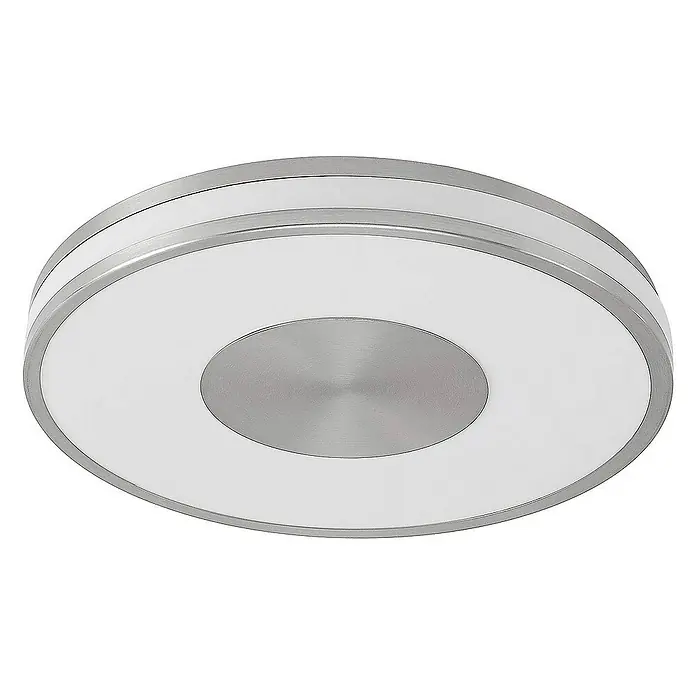 Lindby Deckenleuchte Fjella - alu / grau / zink