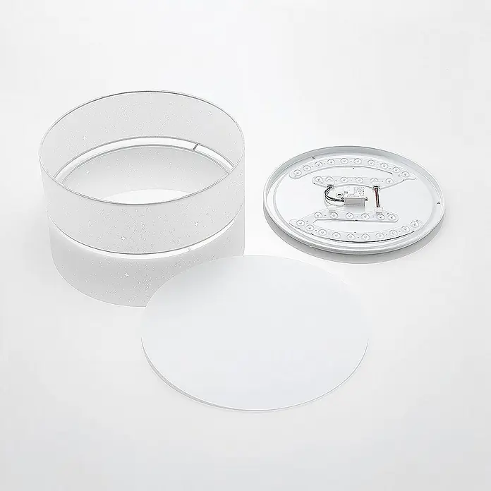 Lindby Deckenleuchte Ellamina - weiß / opal