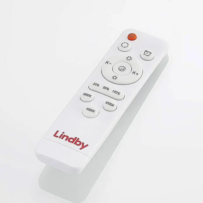 Lindby Deckenleuchte Melchioris - L x B x H: 49,5 x 49,5 x 9,5 cm, blau