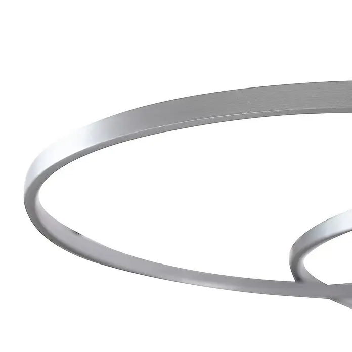 Lindby Deckenleuchte Riley - alu / grau / zink, alu / grau / zink