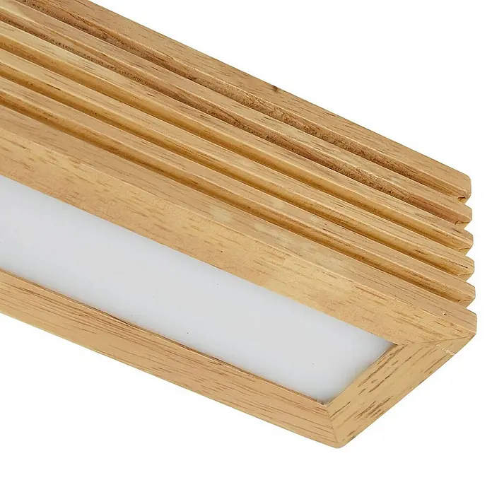 Lucande Deckenleuchte Emara - Holz hell