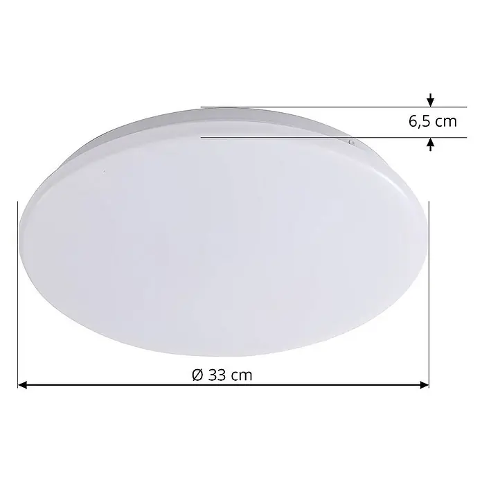 Lindby Deckenleuchte Eovi - weiß / opal, weiß / opal