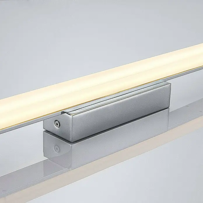 Lindby Deckenleuchte Levke - chrom / silber, weiß / opal