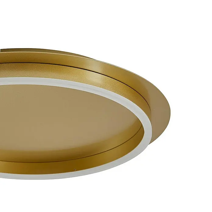 Lindby Deckenleuchte Kunis - messing / gold