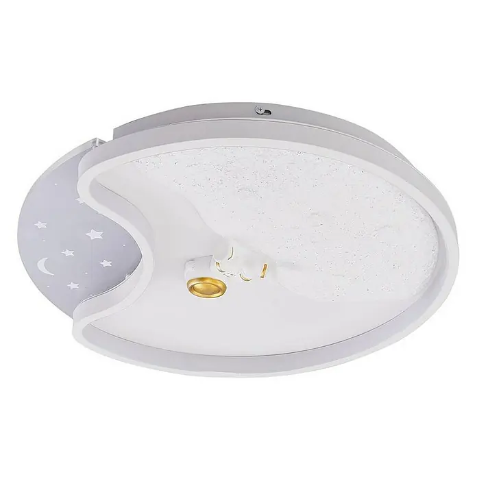 Lindby Deckenleuchte Kosmo - weiß / opal, weiß / opal