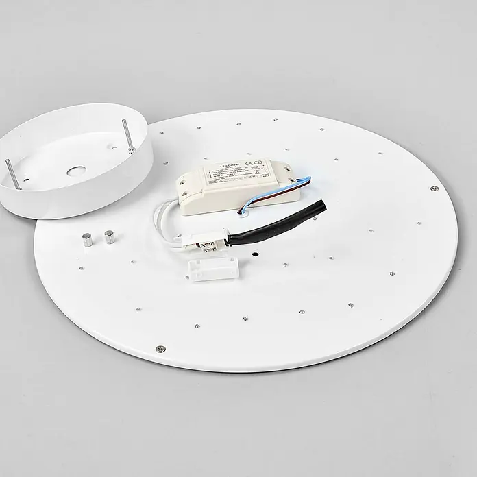 Lindby Deckenleuchte Saira - alu / grau / zink