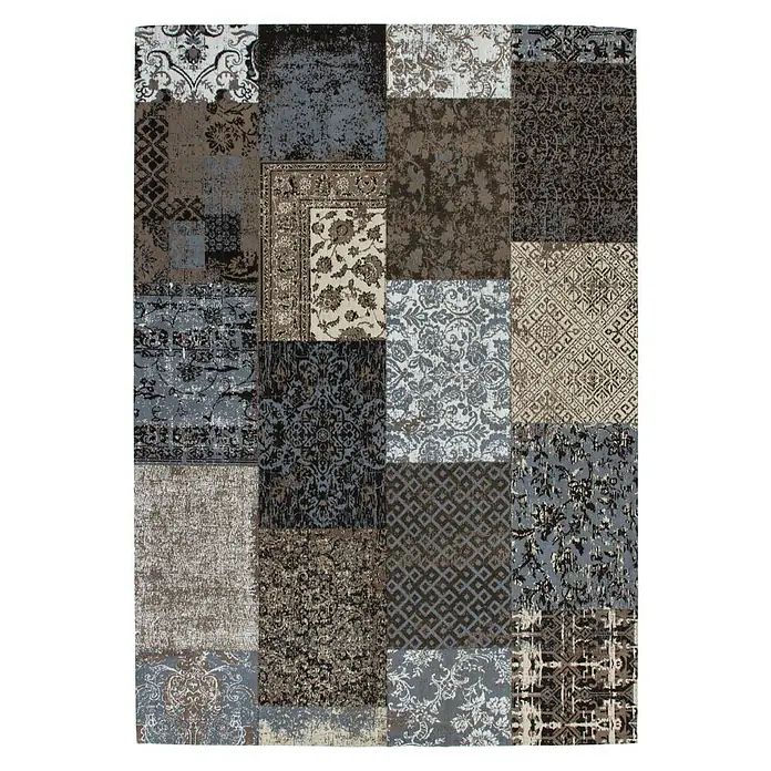 Kayoom Flachgewebeteppich JacquardBraun, 170 x 120 cm, 100 % Baumwolle