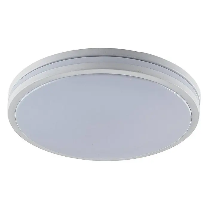 Lindby Deckenleuchte Arnim - L x B x H: 49 x 49 x 8,5 cm, weiß / opal