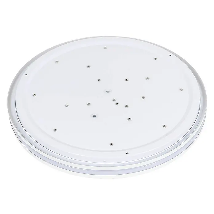 Lindby Deckenleuchte Arnim - L x B x H: 49 x 49 x 8,5 cm, weiß / opal