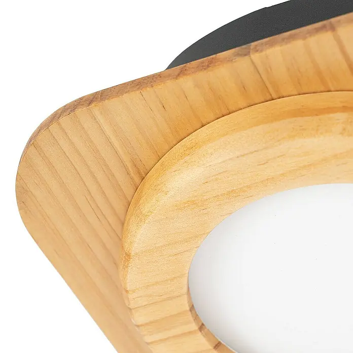Lindby Deckenleuchte Joren - Holz hell