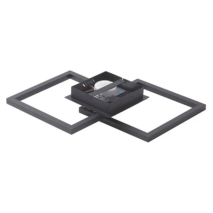 Lucande Deckenleuchte Tjado - schwarz, schwarz