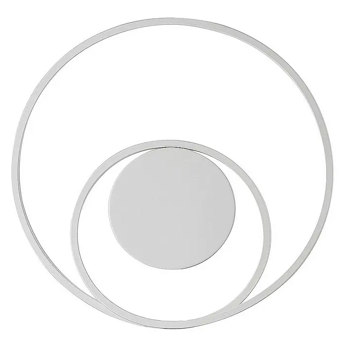 Lindby Deckenleuchte Emisua - L x B x H: 39 x 39 x 7 cm, weiß / opal