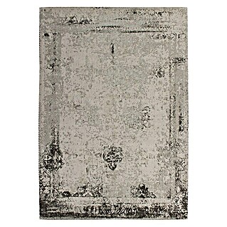 Kayoom Flachgewebeteppich Select 275 (Anthrazit, 150 x 80 cm, 50% Baumwolle, 50% Polyester Chenille)