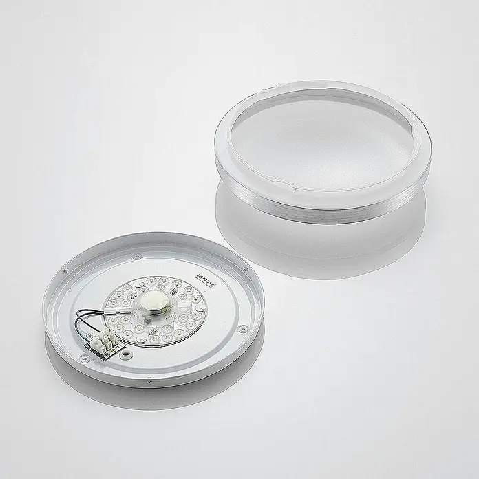 Lindby Deckenleuchte Emelie - alu / grau / zink