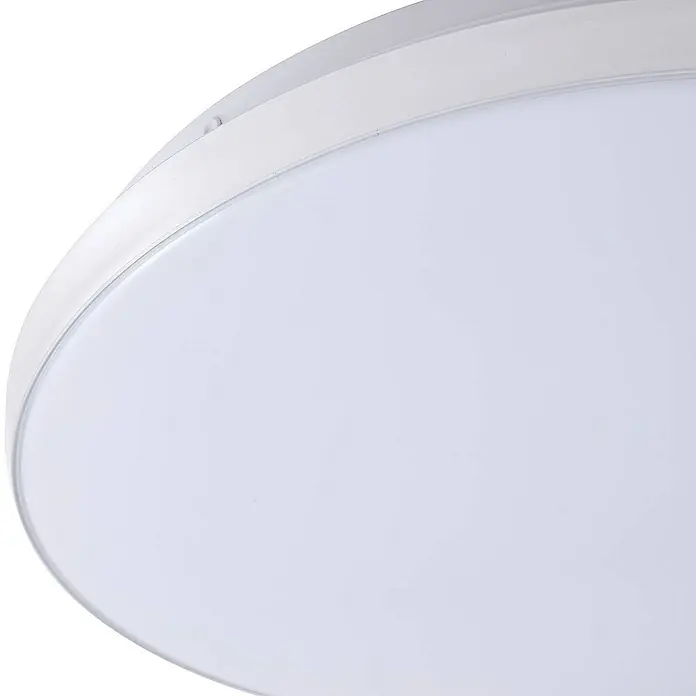 Lindby Deckenleuchte Comora - chrom / silber, weiß / opal
