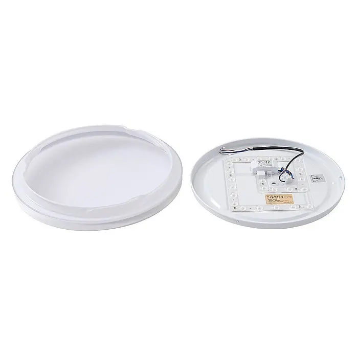 Lindby Deckenleuchte Comora - chrom / silber, weiß / opal