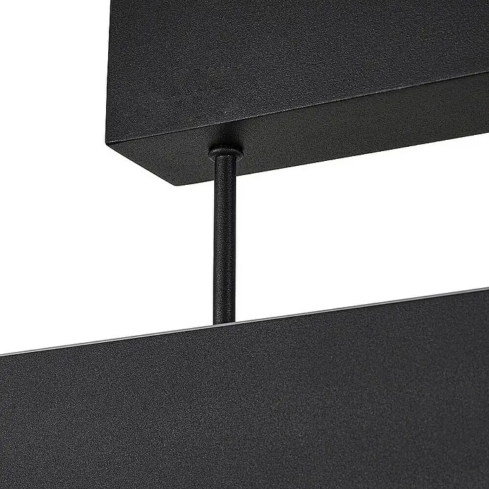 Lucande Deckenleuchte Mylosh - L x B x H: 110 x 3,5 x 15 cm, schwarz