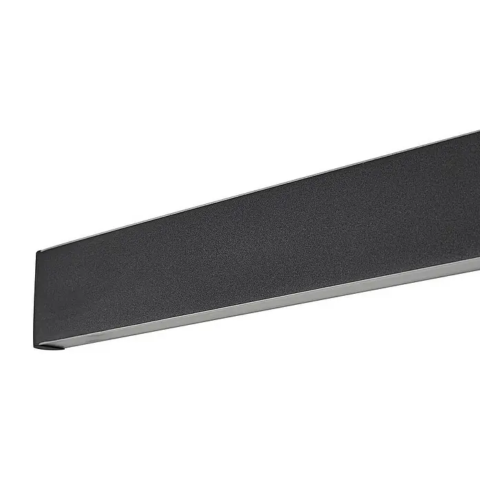 Lucande Deckenleuchte Mylosh - L x B x H: 110 x 3,5 x 15 cm, schwarz