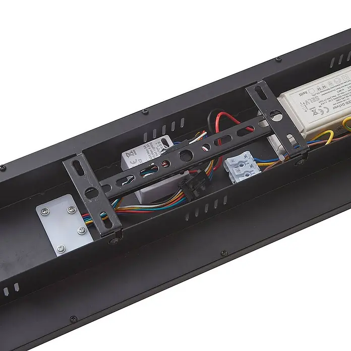 Lindby Deckenleuchte Raymie - L x B x H: 56,5 x 15 x 5,5 cm, schwarz