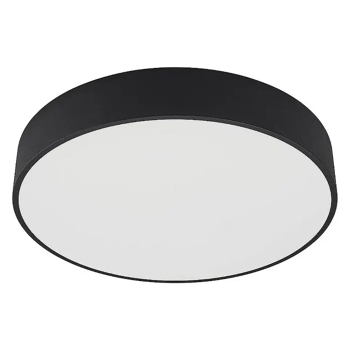 Arcchio Deckenleuchte Noabelle - L x B x H: 60 x 60 x 10 cm, schwarz, schwarz