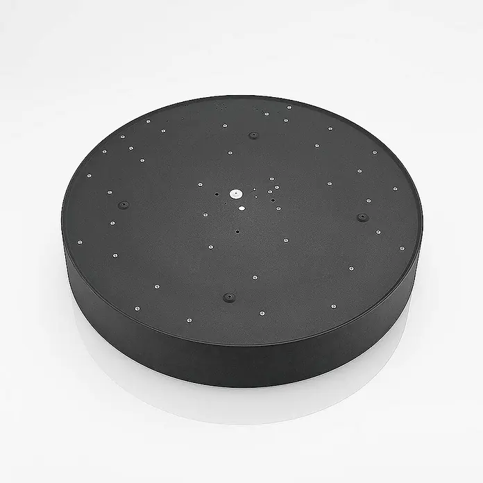 Arcchio Deckenleuchte Noabelle - L x B x H: 60 x 60 x 10 cm, schwarz, schwarz