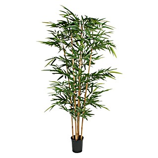 Planta artificial Bambú verde (Ø x Al: 85 x 150 cm, Verde, Plástico)