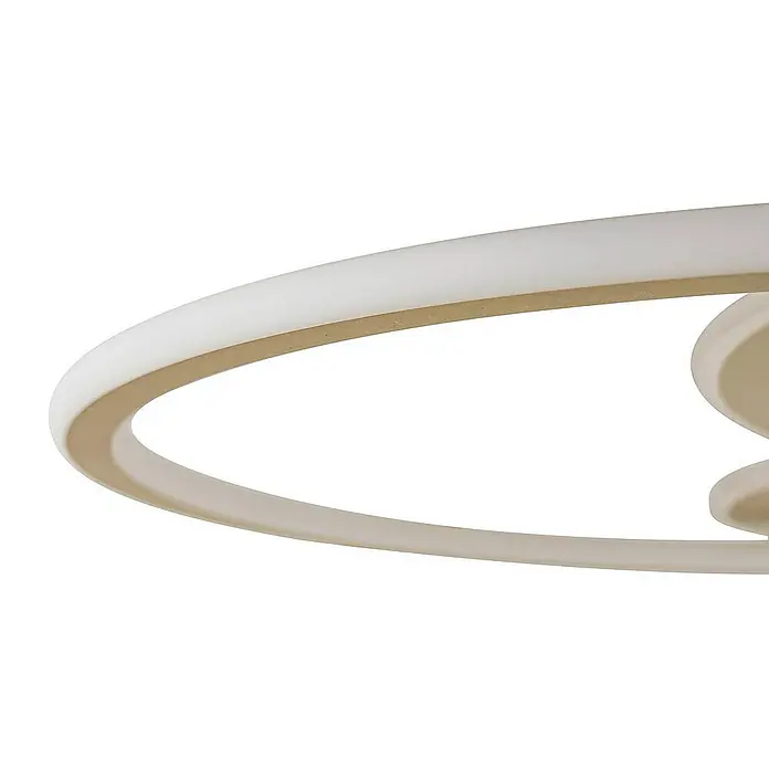 Lucande Deckenleuchte Circulo - messing / gold, messing / gold