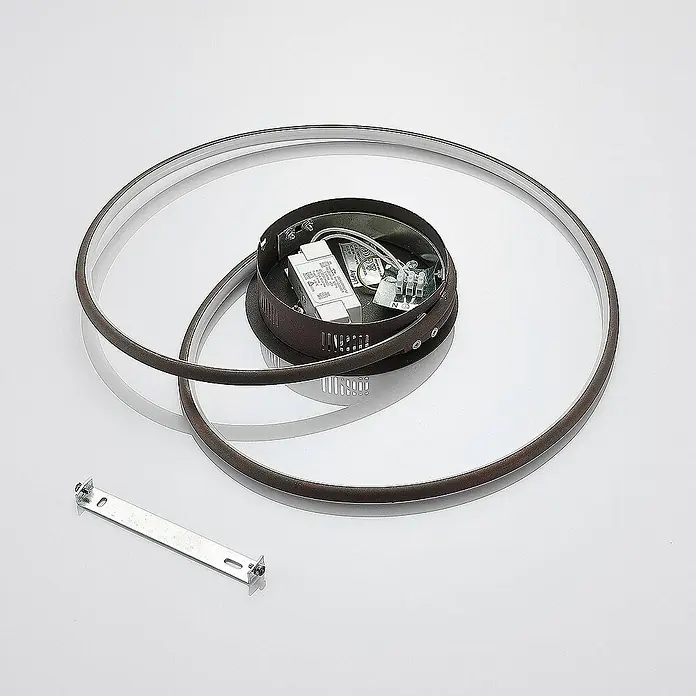 Lindby Deckenleuchte Joline - braun / rost, braun / rost
