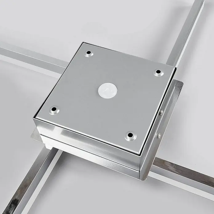 Lindby Deckenleuchte Patrik - chrom / silber