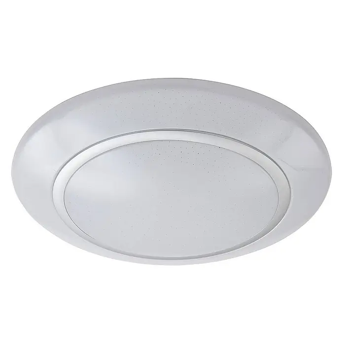 Lindby Deckenleuchte Felecina - L x B x H: 50,5 x 50,5 x 10 cm, weiß / opal