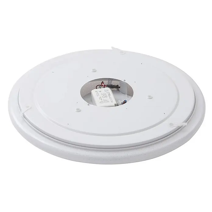 Lindby Deckenleuchte Felecina - L x B x H: 50,5 x 50,5 x 10 cm, weiß / opal