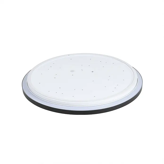 Lindby Deckenleuchte Essina - L x B x H: 49,5 x 49,5 x 7 cm, schwarz