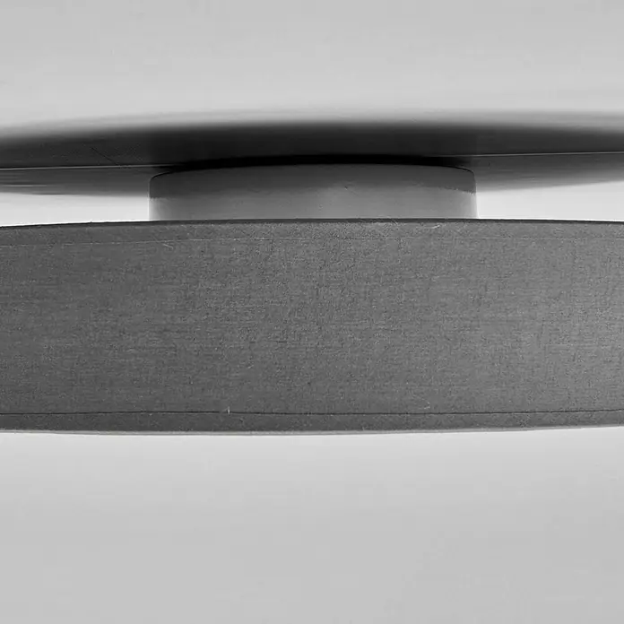 Lindby Deckenleuchte Saira - L x B x H: 50 x 50 x 10,5 cm, alu / grau / zink