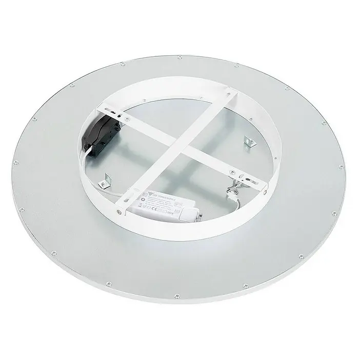 Lindby Deckenleuchte Narima - L x B x H: 50 x 50 x 5,2 cm, alu / grau / zink